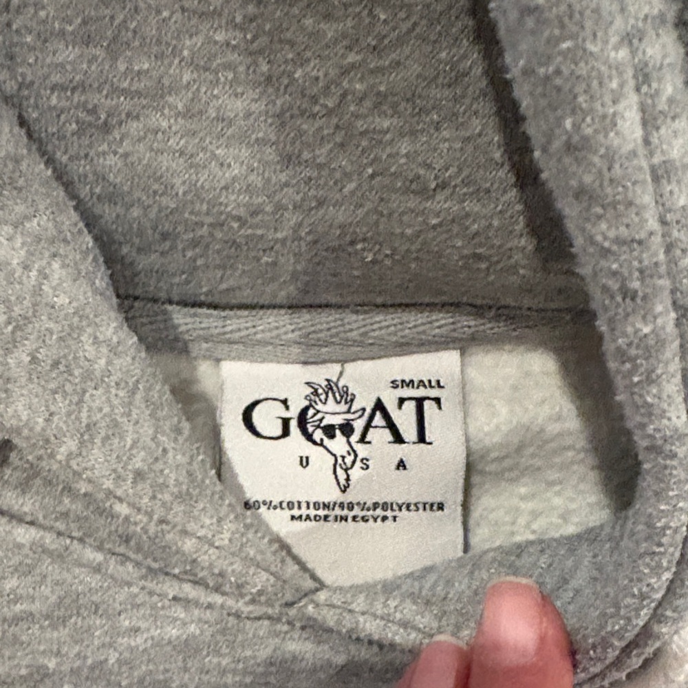 Gray GOAT USA Hoodie - Picture 3 of 4